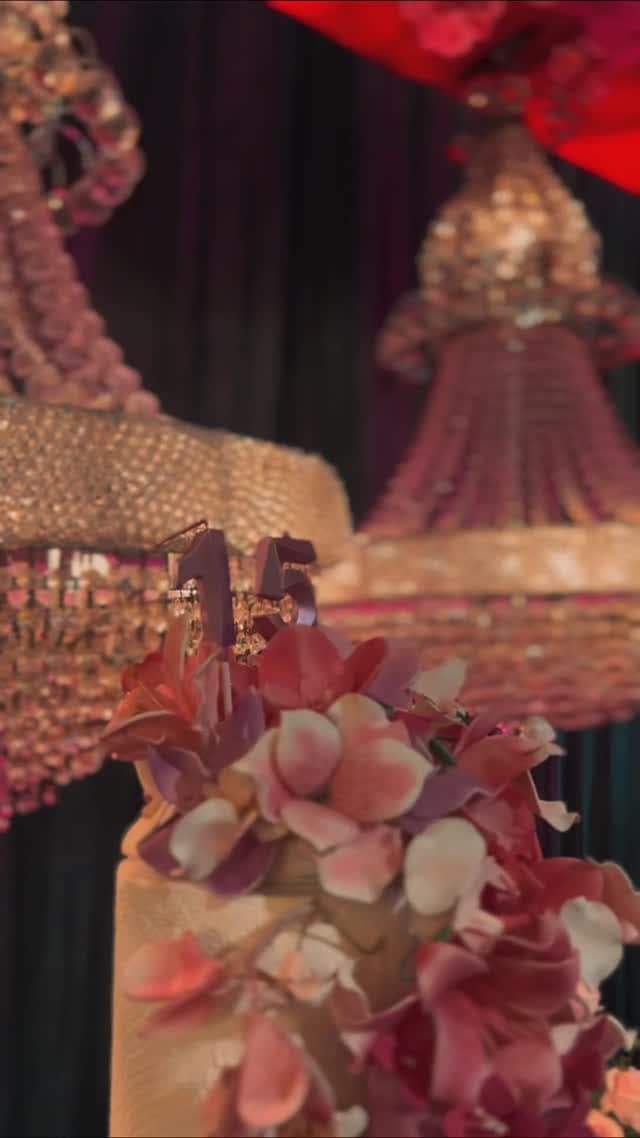 Detalhes da decoração de festa